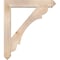 Ekena Millwork Olympic Arts and Crafts Smooth Bracket w/ Offset Brace, Douglas Fir, 7 1/2"W x 42"D x 48"H BKT0806X42X48OLY03SDF - alternate 2
